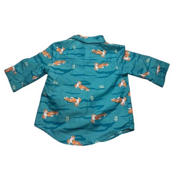 Disney Aladdin ILY 4EVER Shirt Button Down Tank Set Girls 4 - Picture 8 of 8